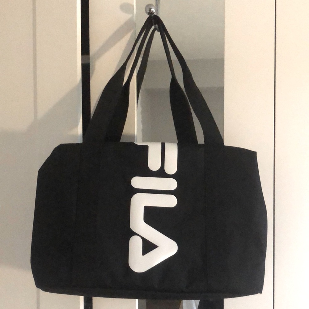 Black Fila Tote Duffel Bag